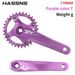 HASSNS XT Mountain Bike Square Hole Crank (104BCD) – Modified Single Chainring (Positive/Negative Teeth) For 9/10/11 Speed_desvips.com