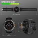 EIGIIS KE3 Bluetooth Call Smart Watch Full Touch Screen Health Monitor Clock With Flashlight Men SmartWatch For IOS_desvips.com