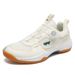 Professional Badminton Sports Running With Rubber Sole Non-Slip Wear-Resistant Rotating Button No-Tie Lace-Free Tennis_desvips.com