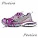 Summer New Men Platform Sneakers Purple Thick Sole Lace-Up Couple Casual Fashion Mesh Breathable Outdoor Running Shoes_desvips.com