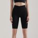 Women's High Waist Yoga Pants Color Block Crossover Hip Lifting Slimming Tight Fitness Outfit Red Five Point_desvips.com