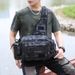 Multi-functional Waist Bag, Crossbody Bag, Large-capacity Fishing Rod Bag, Storage Bag, Fishing Gear Bag, Waterproof Fishing Gear Bag_desvips.com
