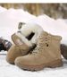 Men's Wool Snow Men's Padded Thickened Warm Cotton Shoes Fur One High-top Cold Boots_desvips.com