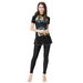 Muslim Swimwear Swimsuit Conservative Split Swimsuit Dress Women's Casual_desvips.com
