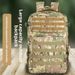Large Capacity Tactical Backpack, Waterproof Military Molle Bag For Camping Hiking Climbing Cycling, Outdoor Sports Daypack_desvips.com