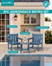 SERWALL 3-Piece Patio Bistro Set With Outdoor Chairs And Side Table In Navy_desvips.com