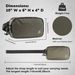 VOTAGOO Invisible Carry Waist Outdoor Leisure Shoulder Bag Lightweight Travel Fanny Pack For Men Women_desvips.com