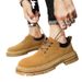 2025 New Spring Martin Men's Yellow Boots Trendy Versatile American Style Non-Slip Wear-Resistant Work Shoes_desvips.com