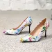 Mixed Color New Thin Fashion Party Pointed Toe High Heels Simple Women's Shoes_desvips.com
