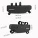 ROCKBROS Bicycle Bag, Frame Bag, Waterproof Triangle Bag, 3L/4L, Black_desvips.com