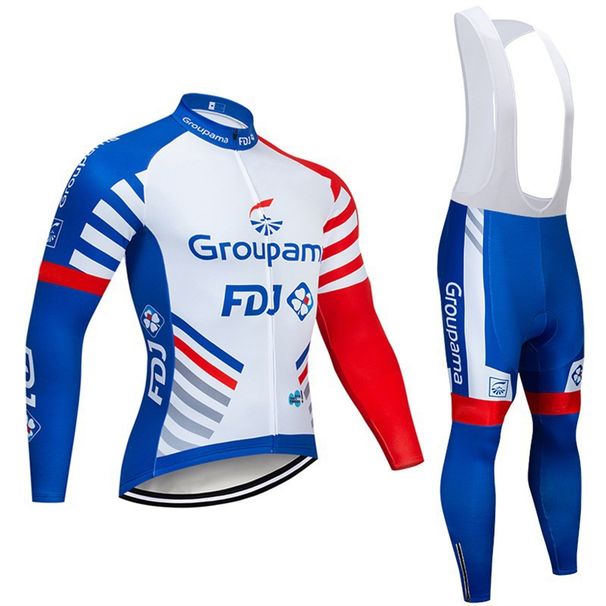 Tour De France Team Edition Cycling Jersey Bicycle Spring And Autumn Unisex Long Sleeve Set Downhill Suit_desvips.com