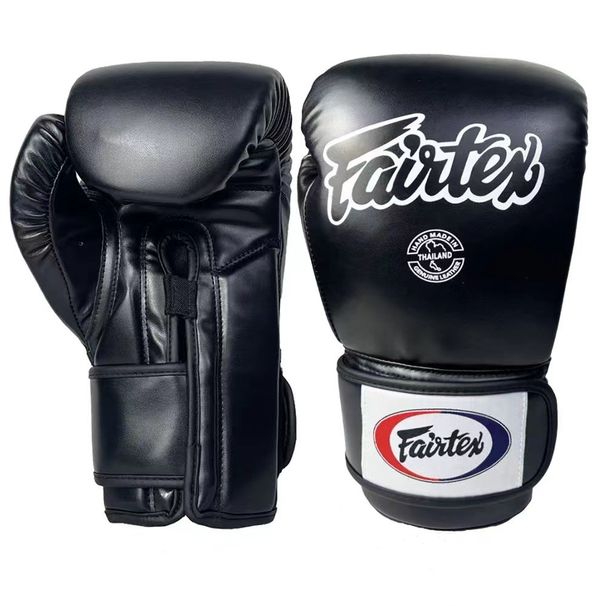 8/10/12/14oz Professional Thickened PU Sanda MMA Fighting Glove Muay Thai Boxing Training Accessories_desvips.com