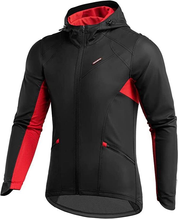 ROCKBROS Winter Sports Jacket, Windproof and Warm, for Cycling and Running, European Size_desvips.com