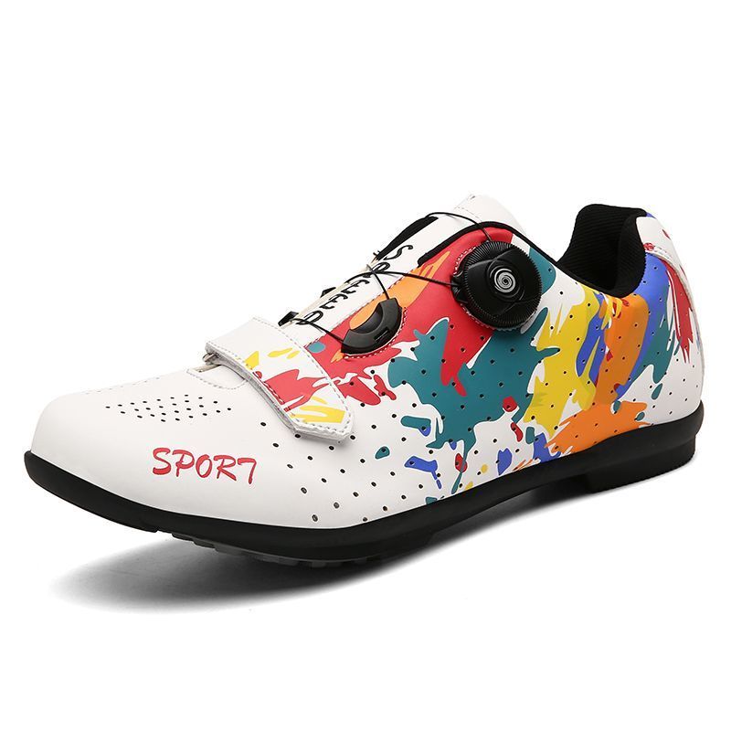 Professional Road Lockless Cycling Shoes Mountain Hard Sole Bicycle Spinning Electric Bike_desvips.com