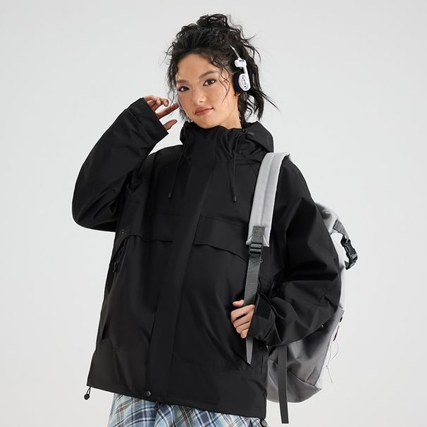 Outdoor Three-in-one Jacket Spring And Autumn Men's Loose Jacket Jacket Couple Windproof Waterproof Hiking Suit Women_desvips.com