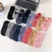 Women's Yoga Pilates Socks Non-Slip Short Cotton Sports Floor Socks For All Season Fitness And Dance_desvips.com