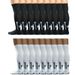 6 Pairs Men Women Long FS Football Socks Sports Round Silicone Non-slip Grip Soccer Sock_desvips.com