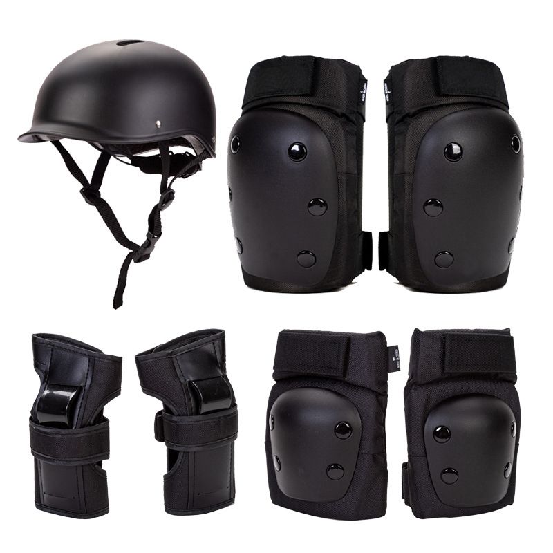 Kids 7-Piece Protective Gear Set - Skateboard Helmet With Knee & Elbow Pads, Wrist Guards For Boys & Girls (Ages 2-8) - Lightweight_desvips.com
