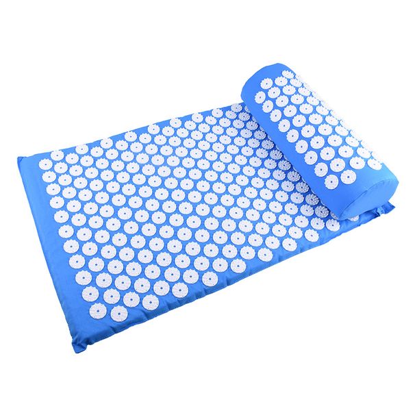 Yoga Acupuncture Massage Mat Pillow Mat Meditation Mat Plantar Back Head Acupuncture Mat Muscle Relaxation Mat_desvips.com