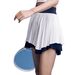 001 Cross-Border Women's Color-Block Double-Layer Pleated Tennis Skirt Polo Collar Sports Vest Barely-There Breathable_desvips.com
