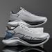 Thick Sole Height Increasing Lightweight Black Trendy Sneakers Breathable Large Size Men's Running Shoes Youth_desvips.com