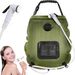 20L Solar Powered Camping Shower Bag Portable Outdoor Water Heater With Thermometer 6ft Hose Black PVC Material For Fast Heating_desvips.com