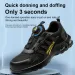 Safety Shoes Men Air Cushion Lightweight Work Sneakers Steel Toe Cap Indestructible Breathable PunctureProof Boots_desvips.com