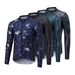 NOKO-ARSUXEO Cycling Clothes Mountain Bike Road Bike Long Sleeve Men's Printed Tops Cycling Clothes Sportswear Outdoor Thin Breathable_desvips.com