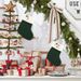 001 Cross-Border New Decoration Supplies Green English Letter Knitted Christmas Socks Small Pendant Children's Gift Bag_desvips.com