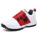 Men's Golf Fashionable Wide Sole Casual Sports For Men Automatic Knob Laces Spikeless Vacation Walking Shoes_desvips.com