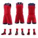 Summer Student Jersey Set Men Women, Breathable Basketball Competition And Training, Color-blocked Team Uniform For_desvips.com