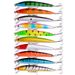 Mixed Kits Crankbait Minnow Popper Lure Bass Baits Wobbler Set Lifelike Fake Fishing Bait Tackle_desvips.com