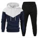 New Hot-Selling Men's Sweatshirt Youth Fashion Casual Sports Patchwork Color-Block Slim Fit Jacket_desvips.com