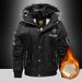 Cross-Border Foreign Trade Winter Fleece-Lined Thickened Casual Warm Hooded Coat Windproof Men's Clothing Plus Size_desvips.com