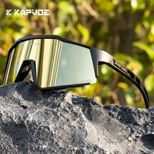 Kapvoe Polarized Sunglasses Fashion Cycling Glasses Bike Driving Goggles Outdoor UV400 Sports MTB Road Mountain Bicycle_desvips.com