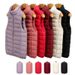 Slim Fit New Lightweight Vest For Women, Short Stand Collar Inner Liner, Warm Vest, Thin Down Jacket_desvips.com