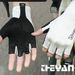 Riding Gloves For Summer Road Semi Finger Mountain Biking, Men's And Women's Cycling, Sun Protection, Shock Absorption,_desvips.com