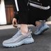 RenMou 2024 Spring New Flying Weaving For Men Trendy Casual Korean Edition Student Running Shoes Exclusive Supply_desvips.com