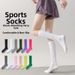 Women's Thickened Yoga Socks Terry Cloth Sole Non Slip Warm Calf Slouch Sports Fitness Spring Autumn_desvips.com