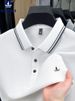 Navigare Italian Small Sailboat Short Sleeve Polo Shirt Men's Turn-Down Collar Summer Simple T-Shirt High-End Pure_desvips.com