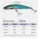 Kingdom Saltwater Sinking Minnow 48g 65g 97g Seabass Tuna Artificial Hard Bait Long Casting Trolling Jerkbait Fishing_desvips.com