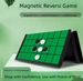 New Magnetic Foldable Reversi Game - Classic Black & White Strategy Board Game For Competitions, Educational Kids Tabletop Toy_desvips.com