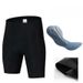 Men's Women's Cycling Bib Shorts With Dual-gel Double Arro.w Padding, Black Quick-Dry Bike Shorts For Road & Mountain Biking_desvips.com
