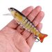 1 Pcs Plastic Multi-Segment Lure 11cm 17g Plastic Slow-Sinking Wobbling Bio-Mimetic Lure Saltwater Fishing Gear Lures_desvips.com