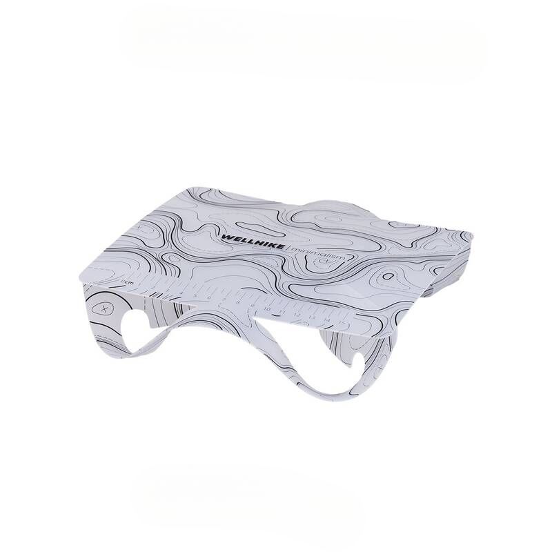 WELLHIKE Hiking Card Foldable Small Mini Storage Lightweight Picnic Ultra-Small Outdoor Integrated Rectangular Table_desvips.com