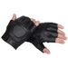 Genuine Leather Half-finger Gloves Men, Sheepskin, Suitable For Cycling, Driving, Outdoor Hiking, Leisure Sports,_desvips.com
