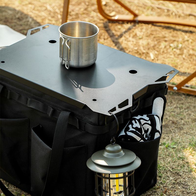Outdoor Tool Box Camping Storage Bag With Cover, Gas Canister Board, Can Hold A Lamp Stand, Multi-purpose Table Board_desvips.com
