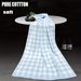 Swimming Towels Checkered Bath Towel Pure Cotton Untwisted Yarn Soft Antibacterial Double Layer Baby Standard Gauze Bath Towel Cover Blanket_desvips.com