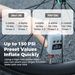 ROCKBROS Electric MINI Bike Pump 150PSI Portable Air Pump With LED Display_desvips.com