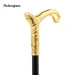 Golden Luxury Curve Line Performance Stage Cane Decorative Stick Decorative Cosplay And Parties, For Cosplay & Party_desvips.com
